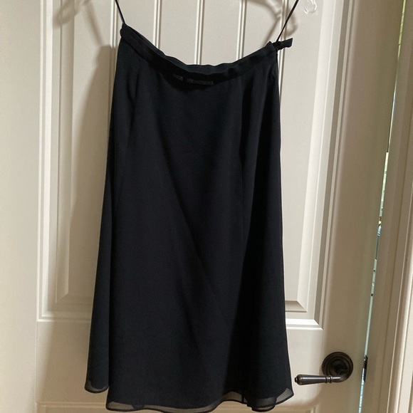 Elegant Talbots black and taupe party dress. 4P - Picture 3 of 6